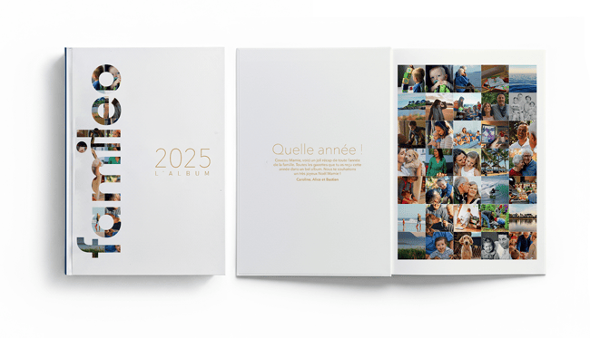 Album de lannée Famileo - unique et personnalisable