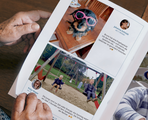 Fügen Sie Emojis zu Ihren Famileo-Nachrichten hinzu