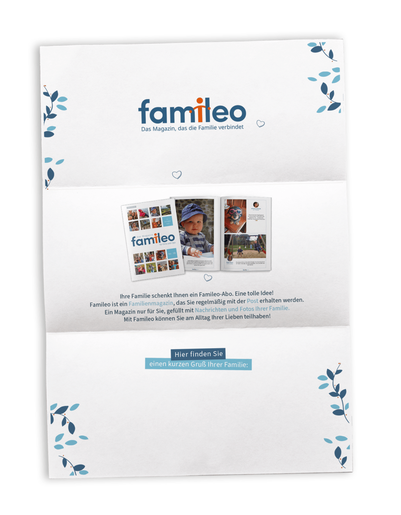 Geschenkkarte Abo - Famileo Pro
