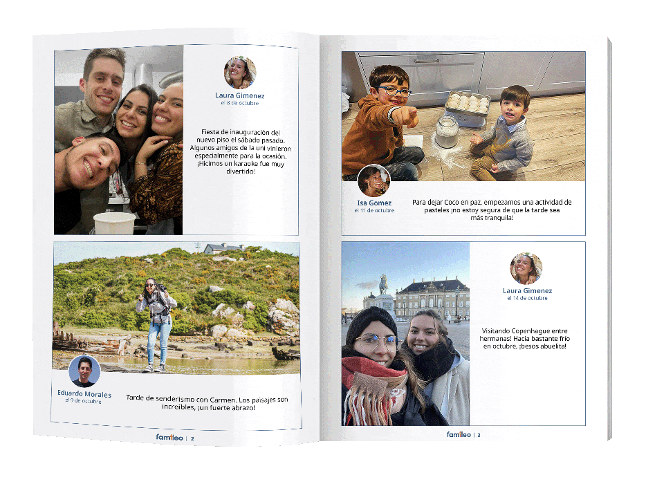 En familia, compone la revista más linda