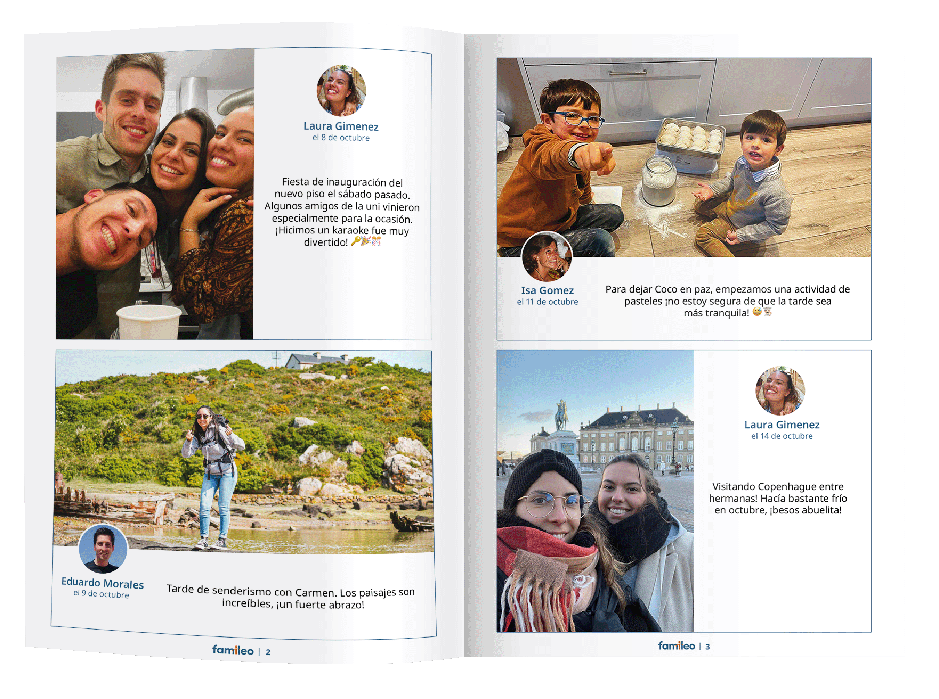 En familia, compone la revista más linda