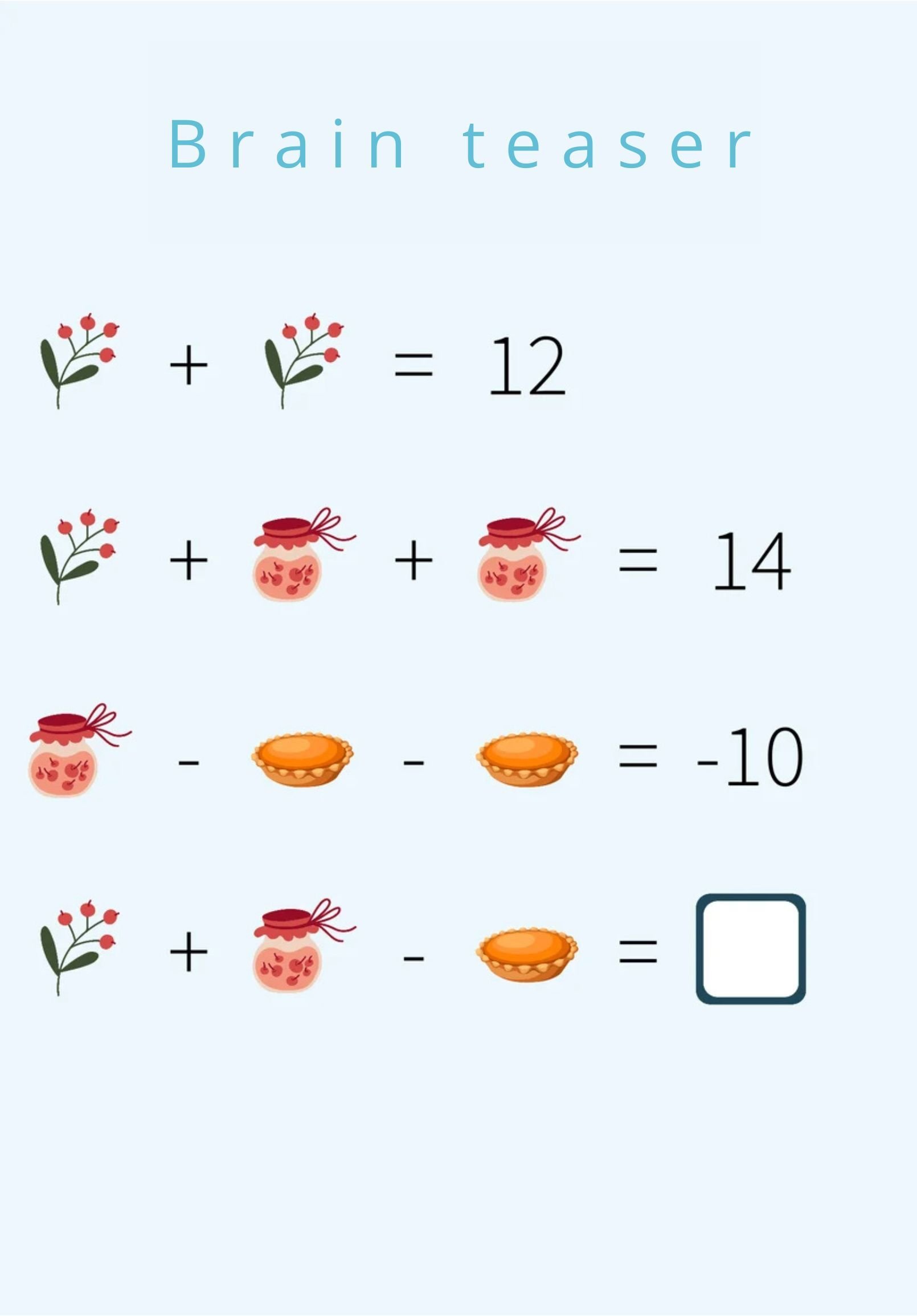 July - Brain Teaser 2