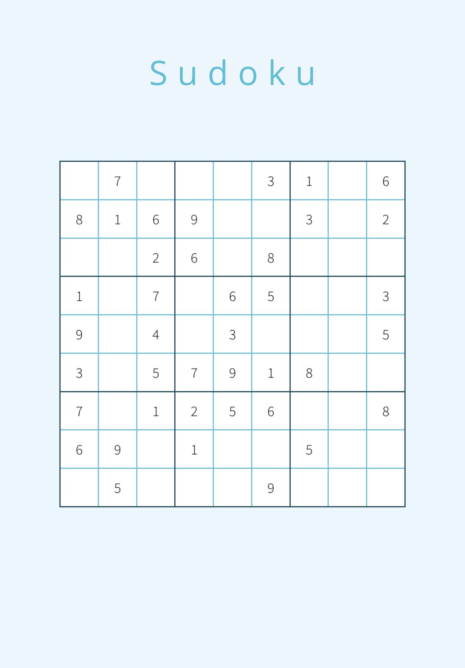 July - Sudoku 3