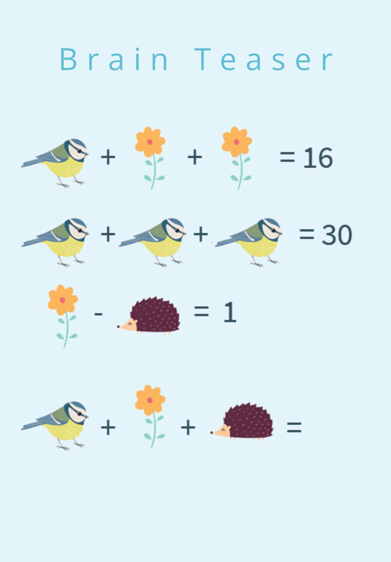 August - Brain Teaser (3)