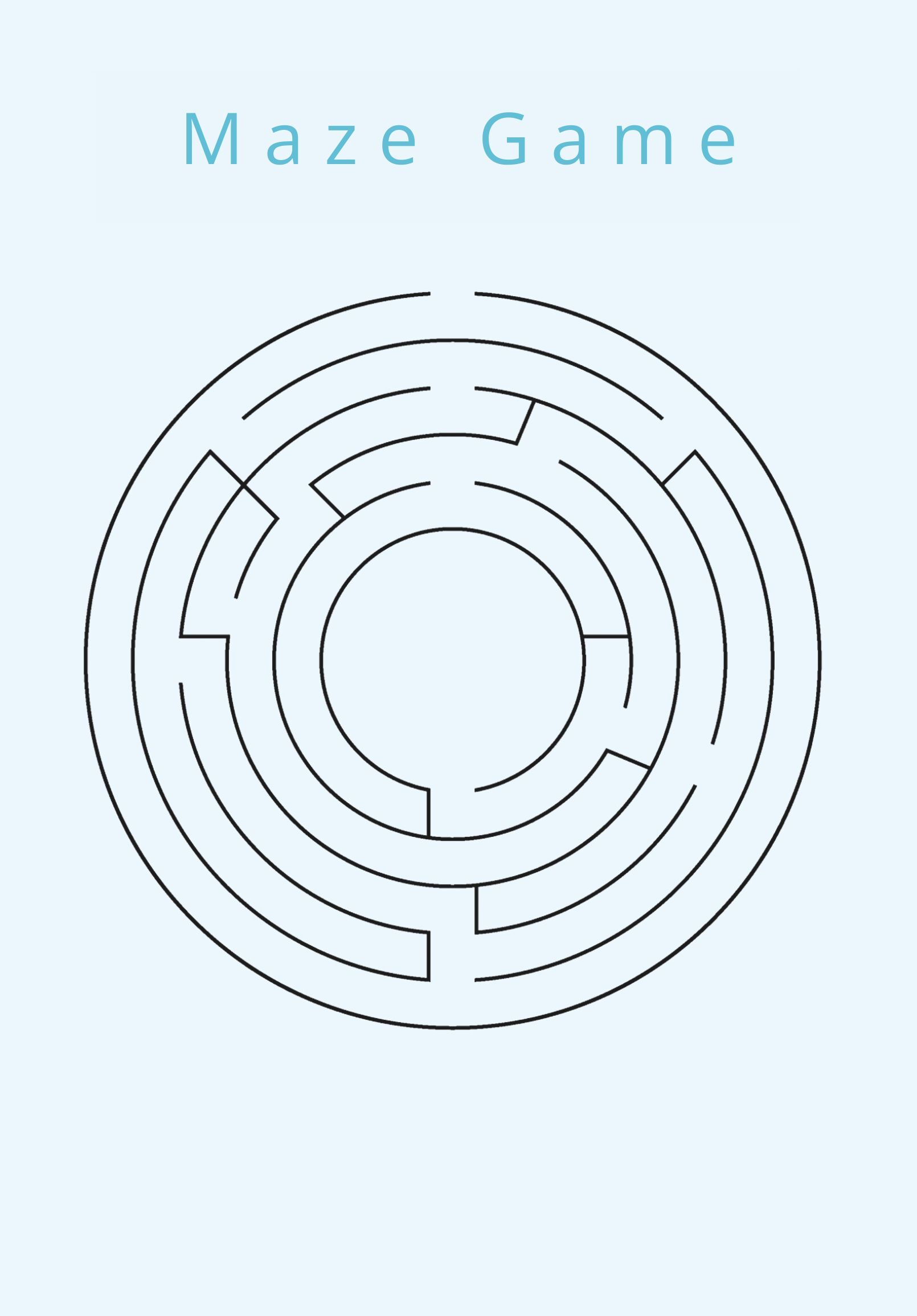 September - Maze Game 4