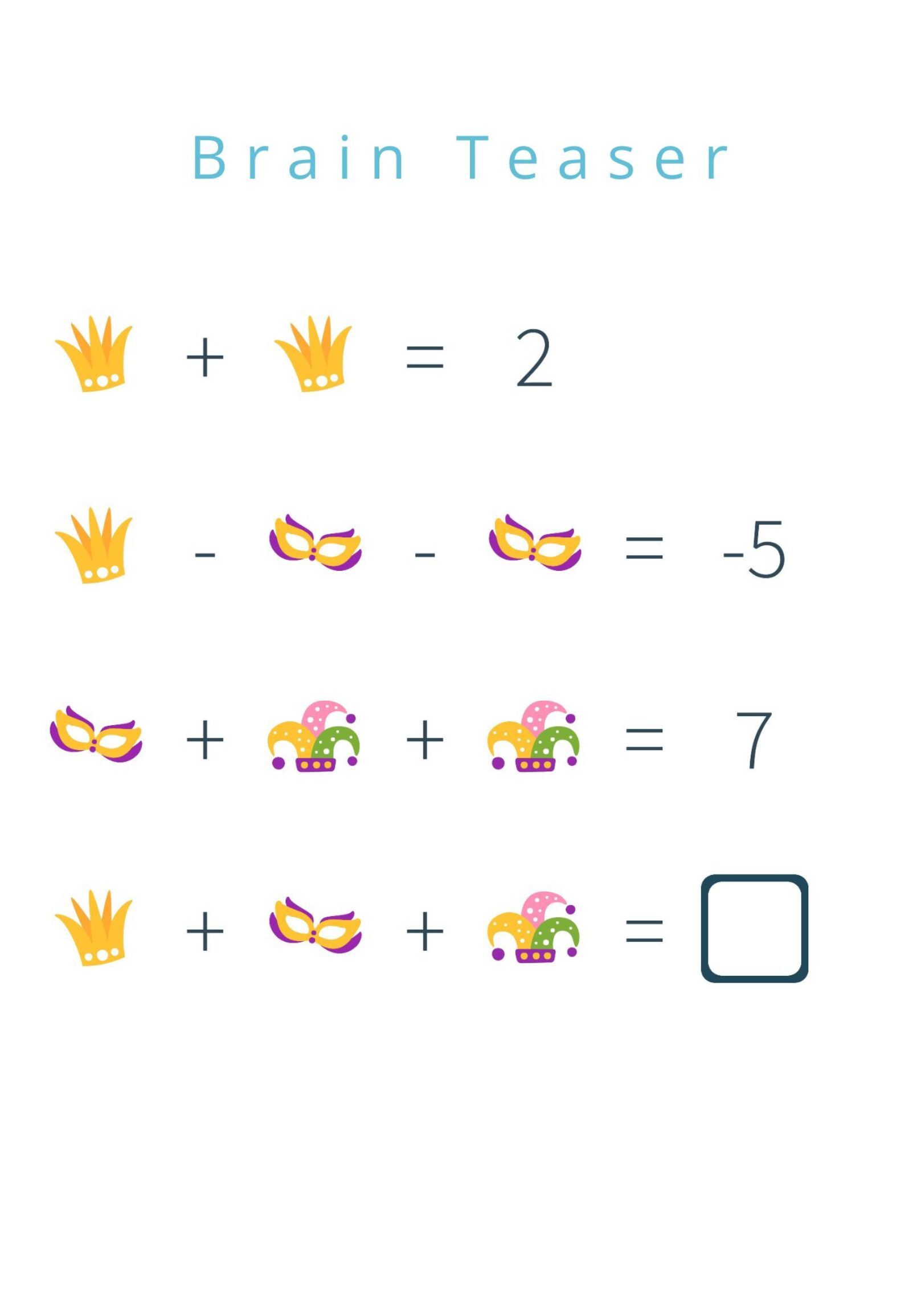 Février Brain Teaser 4