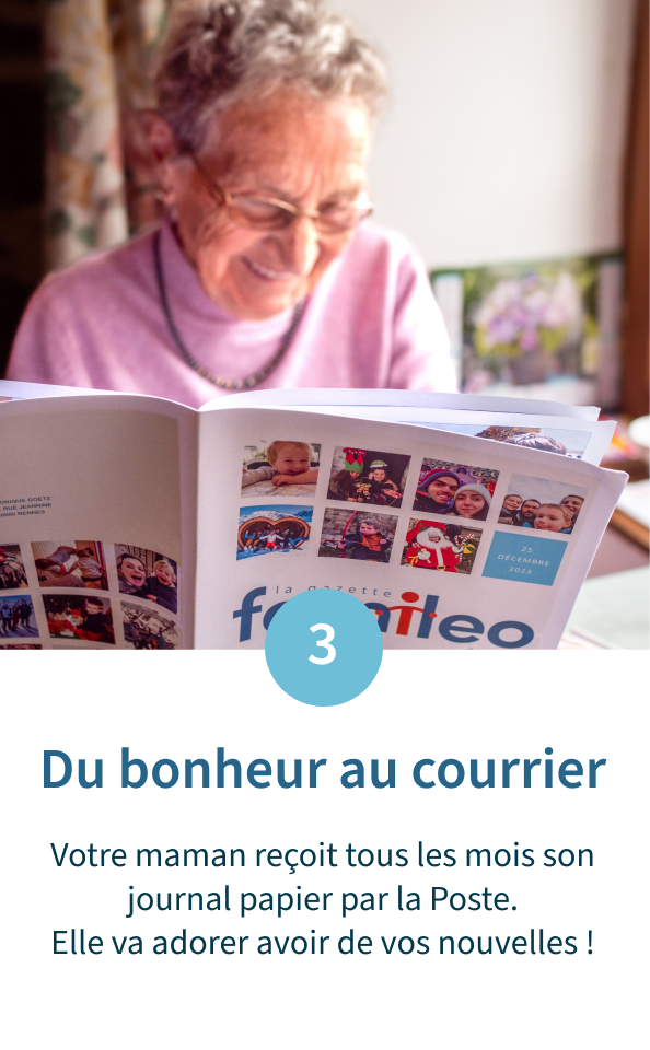 Etape 3 Famileo mobile